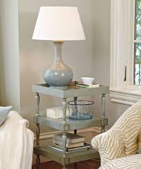 Side table decoration in living room. End Table Decorating Ideas With Ceramic Table Lamps Side Table Decor Living Room Side Table Decor