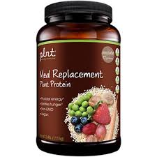 Similarly, this protein powder from orgain contains 21 grams of protein and 7 grams of fiber for every two scoops (46 grams). Protein Meal Replacement Chocolate Chocolate 2 4 Pound Powder By Plnt At The Vitamin Shoppe