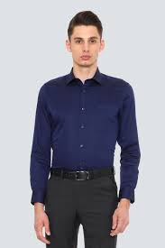 Louis Philippe Shirts Louis Philippe Blue Shirt For Men At Louisphilippe Com