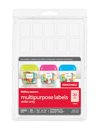 Office depot personal credit card overnight delivery/express 6716 grade lane building 9, suite 910 louisville. Office Depot Brand Removable Labels Od98819 58 X 78 White Pack Of 1050 Office Depot