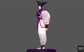 3D file JURI HAN STREET FIGHTERS GAME CHARACTER ANIME SEXY GIRL 3d print・3D  print model to download・Cults