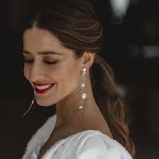 Pendientes Narciso Rosa claro