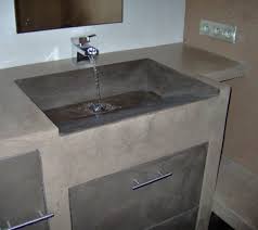 Le Beton Cire Dans La Maison Moderne Evier En Beton Beton Cire Et Maison Moderne