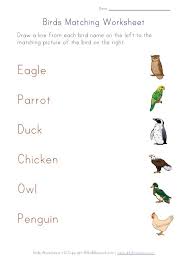 Match The Birds With Their Nests Matching Worksheet Birds Kindergarten Worksheets Worksheets For Kids Word Recognition