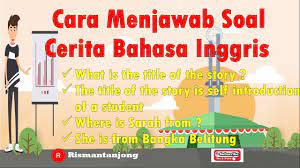 Check spelling or type a new query. Cara Menjawab Soal Cerita Bahasa Inggris Youtube