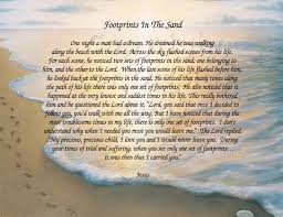 It describes a person who sees two pairs of footprints in the sand, one of which belonged to god and another to him or herself. Footprints Quotes Relatable Quotes Motivational Funny Footprints Quotes At Relatably Com