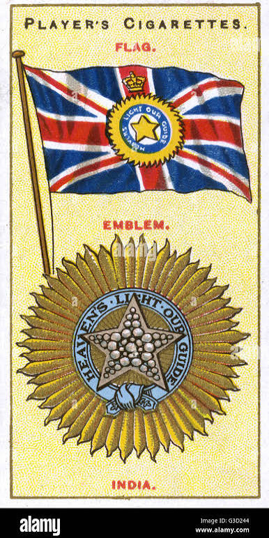 Flag and Emblem of British India Stock Photo - Alamy
