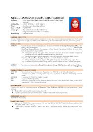 8 best online resume templates of 2019 download customize. Resume Nurul Hazwani Syakirah Binti Ahmad