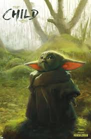 Star Wars The Mandalorian Forest Yoda Wallpaper Mandalorian Poster Yoda Art