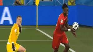 Michy batshuayi made one hilarious move! World Cup Michy Batshuayi Breaks Silence After Celebration Fail V England Metro News