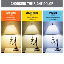 The only bad thing is that they have limited dimming, so it's not perfect if you they have a similar color temperature to the ge and philips, having a horizon daylight color, a cool white color. Feit Electric 60 Watt Equivalent Cool White 4100k A19 Led Light Bulb 6 Pack A800 841 10kled 6 The Home Depot