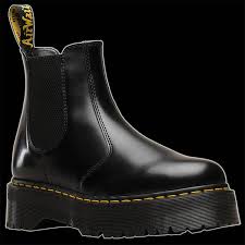 Martens 2976 smooth chelsea boots black. Dr Martens Black Chelsea 2976 Platform Boot 24687001 Fashionation Vixens And Angels