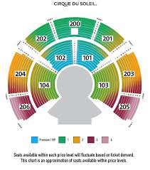 66 Precise Cirque Du Soleil San Jose Seating Chart