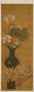 Vase Of Flowers After Chen Hongshou Chinese 1599 1652 Period Ming Dynasty 1368 1644 Culture China Asian Art Art Chinese Art