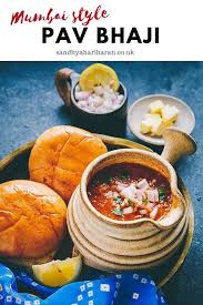 Pav Bhaji Is A Mumbai Street Food Dish Consisting Of Spiced Mixed Vegetable Gravy Served With Pav Dinner Rolls Finely Chopped Onio Food Pav Bhaji Recipes