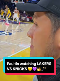 Keenan Thompson Knicks Courtside