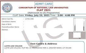 The registration can be done on the official site of nlus, so the candidates should apply as soon as. Clat 2021 Admit Card Released Clatathon