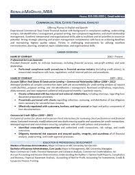 Conducts due diligence on properties to be acquired. Real Estate Analyst Resume Example