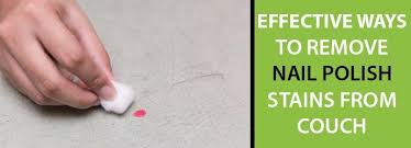 No, as the acetone is very flammable so you will be asking for a disaster if you combine these two. Effective Ways To Remove Nail Polish Stains From Couch Fresh Upholstery Cleaning