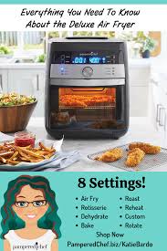 What Is The Pampered Chef Deluxe Air Fryer Air Fryer Fryer Beef Jerky Dehydrator