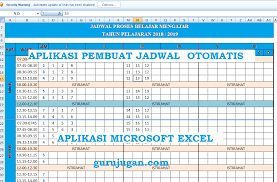 Check spelling or type a new query. Cara Membuat Jadwal Pelajaran Tanpa Bentrok Memakai Aplikasi Microsoft Excel Semua Jenjang Guru Jugan