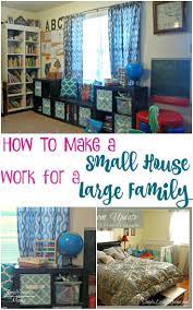 How To Make A Small House Work For A Large Family Simple Living Mama Small House Organization Large Family Organization Small House Living