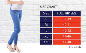 Wuhoupro Womens Super Stretch Adjustable Maternity Jeans