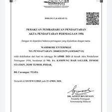 Ada yang tidak mahu mendaftar dengan suruhanjaya syarikat malaysia (ssm) kerana merasakan prosesnya melecehkan. Tukar Alamat Sijil Ssm Home Facebook