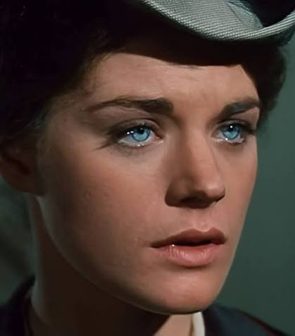Actress Meg Foster is known for her naturally intense, pale blue eyes,  which some directors found visually overwhelming on camera. As a result,  she was occasionally asked to wear contact lenses to