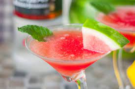 Watermelon Mint Martini Recipe Watermelon Mint Watermelon Watermelon Martini