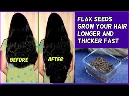 The omega 3 fatty acids prevents hair breakage as it controls the hair elasticity. Fast Hair Growth Flax Seeds Long And Thick Hair Naturally Youtube