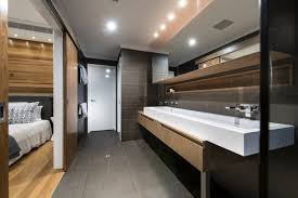 There are the floating closet and the sink basin for keeping the bathroom efficient. Modern Master Bedroom Closet Design