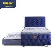Ukuran kasur menentukan penggunaan kasur tersebut apakah untuk digunakan tidur satu orang, dua catatan: Jual Uniland Springbed 2 In 1 Rivera Plushtop Lorenz Kasur Spring Bed Matras 2in1 Terbaru Juni 2021 Blibli