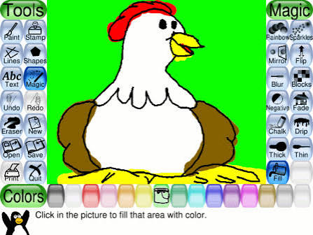 Tux Paint, el software libre de dibujo