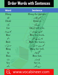 Urdu Words Meaning And Sentences 1000 English Urdu Words In 2020 Word Sentences Sentences Urdu Words