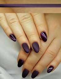 Purple nail designs with florals have been in fashion for a while already, and this trend is unlikely to go anywhere in the nearest future. 33 Cute Dark Purple Nail Art Designs To Try In 2018 Purple Nail Art Designs Dark Purple Nails Purple Nail Art
