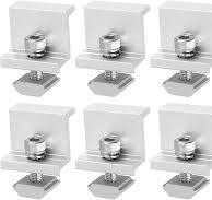 Amazon.com: uxcell 8Pcs Solar End Clamp, 30mm Aluminum ...