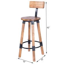 Rated 4.5 out of 5 stars. Beaumont Lane Rustic Lodge Mango Wood And Metal Bar Stool In Beige Bl 4754 2013930