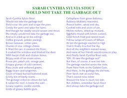 Sarah Cynthia Sylvia Stout Stout Candy Yams Cynthia