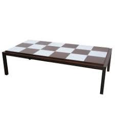 Use masking tape and paint to create a diy checkerboard game table. Checkerboard Tables 12 For Sale On 1stdibs
