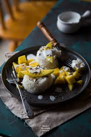 Instant Pot Thai Coconut Mango Sticky Rice Khao Niao Mamuang Mango Sticky Rice Instant Pot Recipes Sticky Rice
