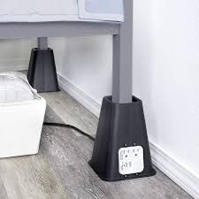 You will receive eight 3 risers and four 5 risers. Richards Homewares Riser Bed Risers With Usb Ports And Outlets Black On Sale Overstock 24203507