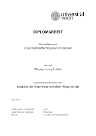 Synoptische tabelle wettersymbole bedeutung : Diplomarbeit