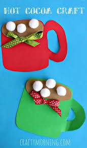Pom Pom Hot Cocoa Mug Craft For Kids Crafty Morning Mug Crafts Christmas Crafts For Toddlers Preschool Crafts