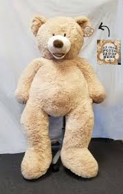 Teddy Bear 53 Tall Plush He Is Sitting On A Office Chair Teddy Bear Plush Teddy Bear Bear