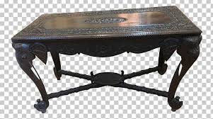 Crafted in india during the 19th century, this coffee table features a rectangular planked top with iron nailheads, sitting above an apron accented with iron braces in the corners. Coffee Tables Anglo Indian Furniture Png Clipart Anglo Angloindian Antique Chair Chairish Free Png Download