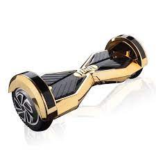 8 Inch App Smart Balance Wheel Bluetooth Chrome Gold Hoverboard With Led Lights On Wheels Gold Hoverboard Hoverboard Smart Balance Wheel