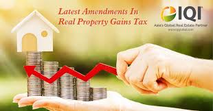 Or will it overburden property buyers. Latest Amendments In Real Property Gains Tax Iqi Global