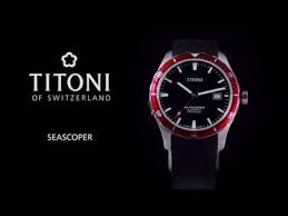 Tough and extremely comfortable to wear, it is the ideal companion for professional divers wishing to explore underwater worlds. Titoni Seascoper Youtube
