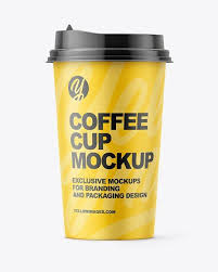 Drink Cup Mockup Free Coffee Cups Paper Coffee Cup Yellow Coffee Cups